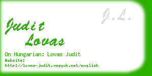 judit lovas business card